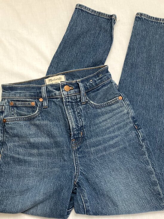 Madewell Denim - Madewell 9” The Perfect Vintage Jean Blue Jeans Size 23 Women's Preppy Denim